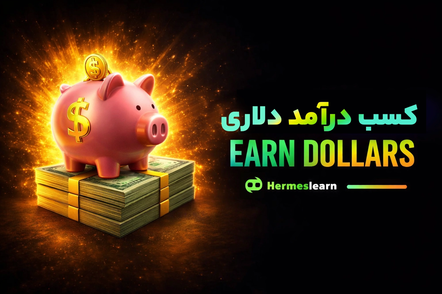 آموزش کسب درامد دلاری دوره جامع با 12 سرفصل