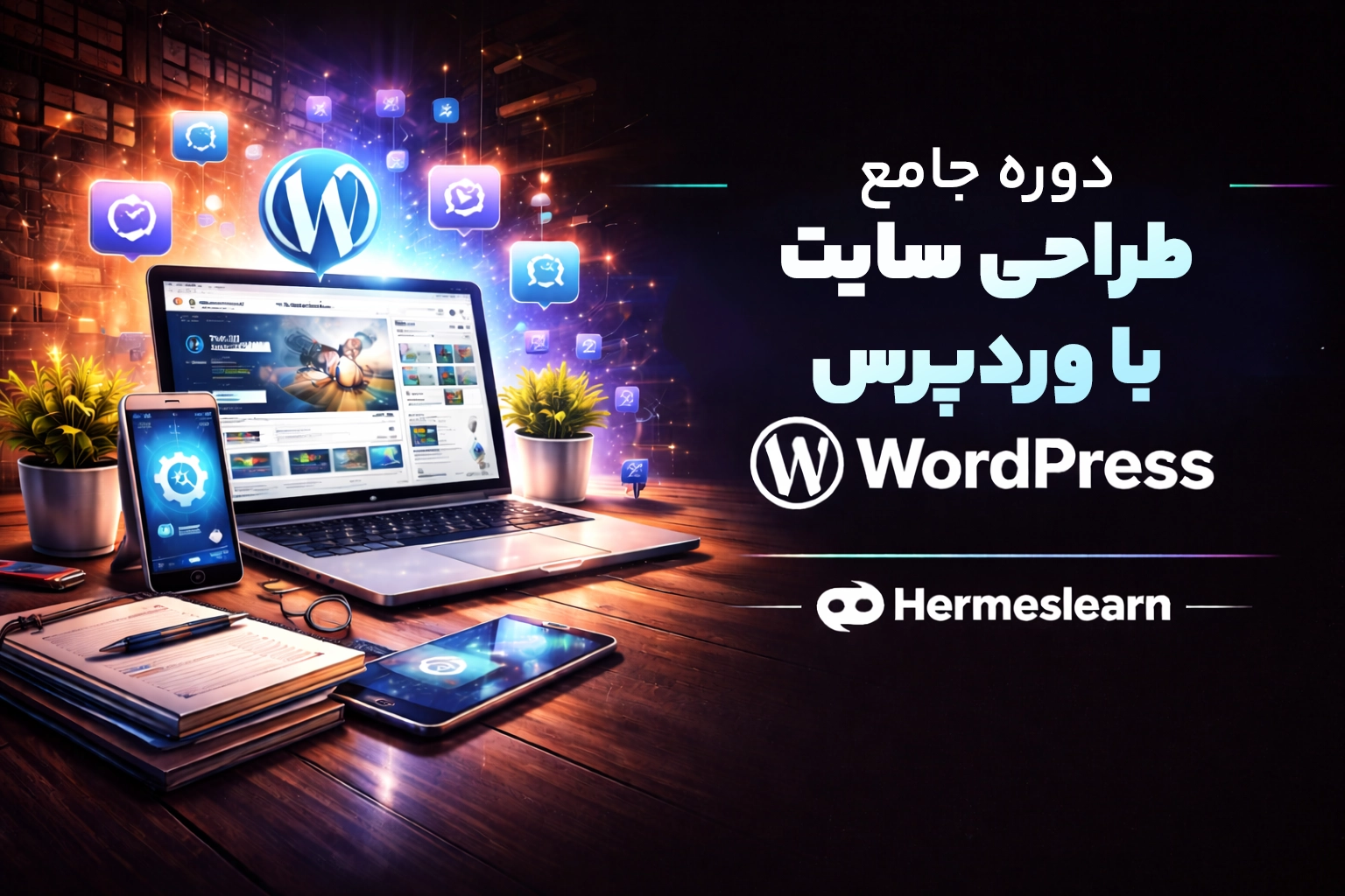 دوره جامع وردپرس صفر تا 100 آموزش طراحی سایت WordPress با مدرک