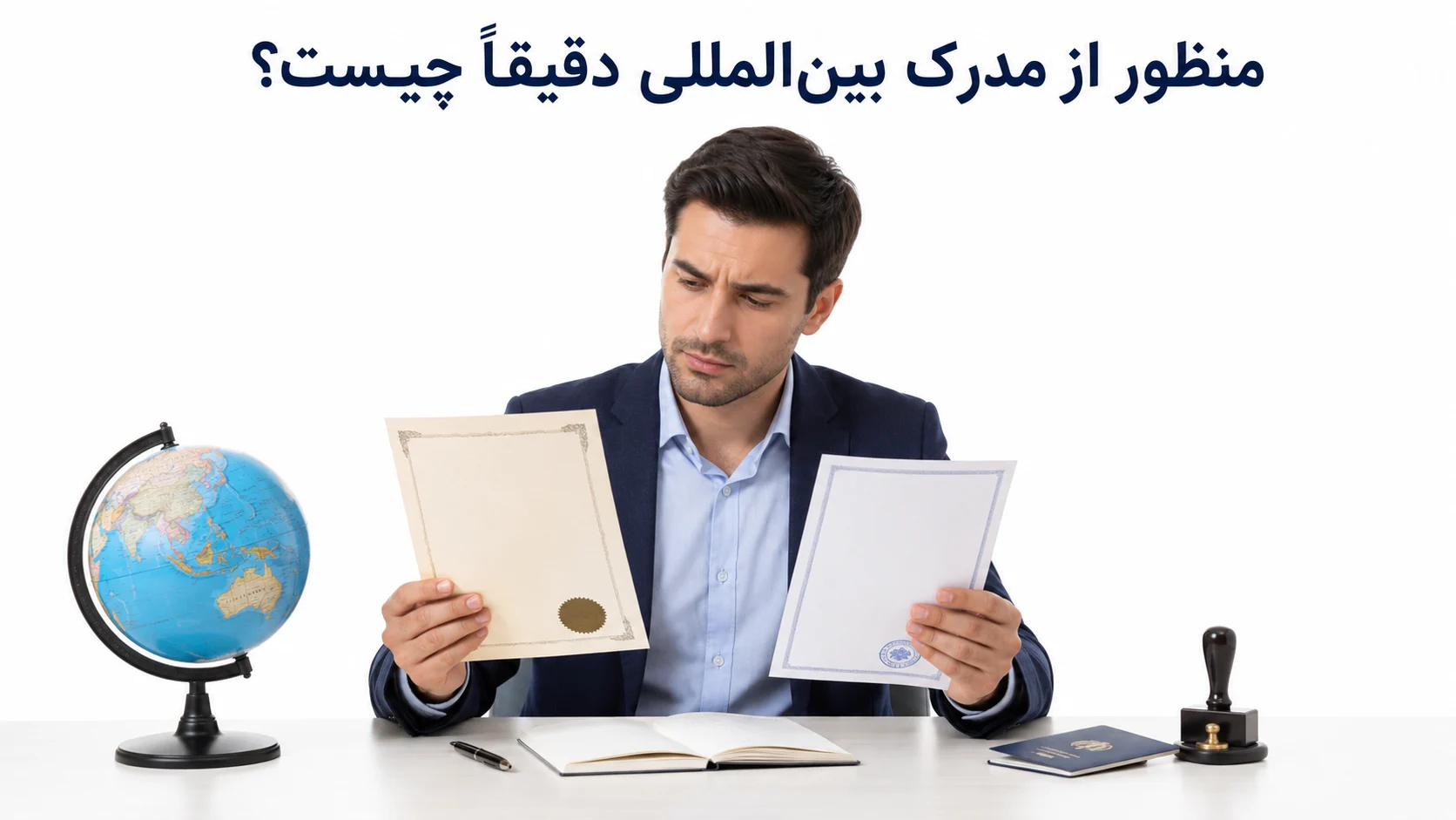 منظور از مدرک بین المللی دقیقا چیست