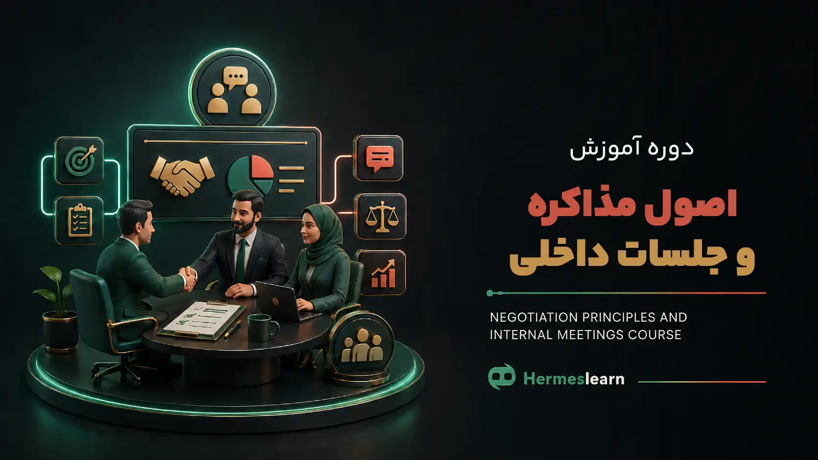 دوره آموزش اصول مذاکره و جلسات داخلی